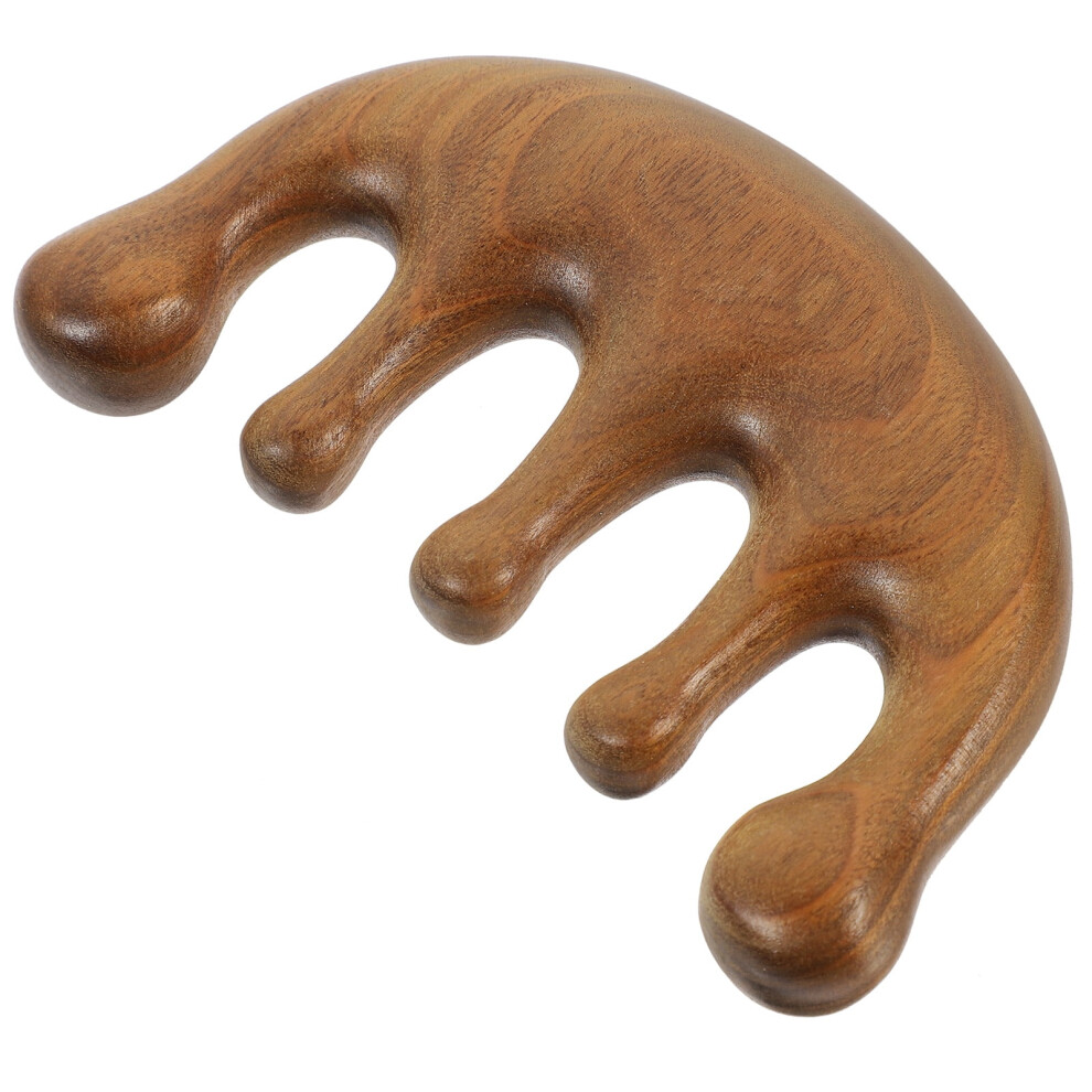 Unisex Sandalwood Comb Scalp Massage Comb Wide Tooth Anti-Static Hair Comb