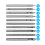 10 Pcs Round Stitching Chisel Sewing Hole Punch Cutter Puncher 5