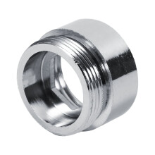 Faucet Adapter, 1Pcs 22MM/24MM G1/2 Kitchen Aluminium Alloy Water Purifier Faucet Aerator Adapter Accessories 4 Sizes[24mmto22mm]