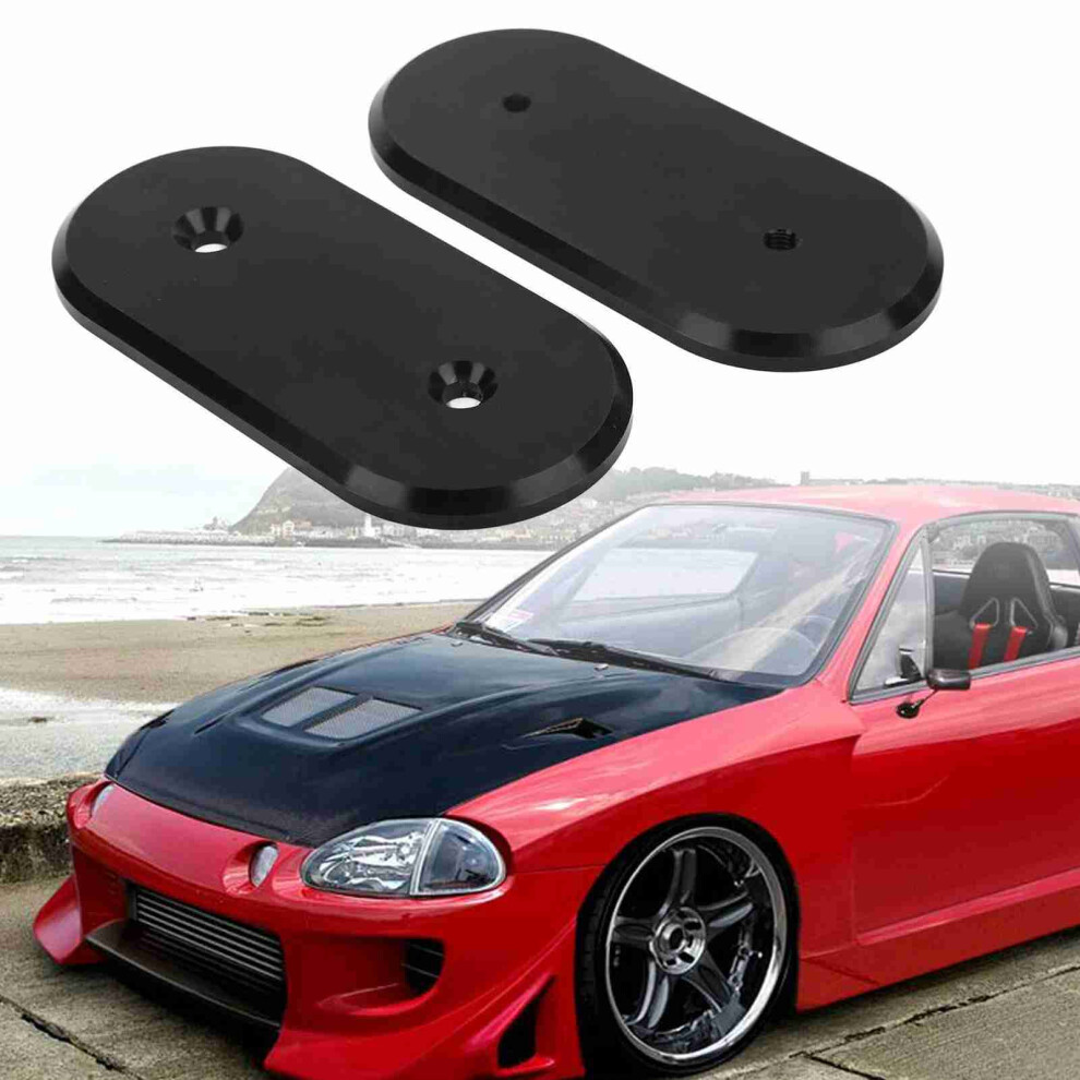 2 Pcs Aluminum Firewall Hole Plugs For Acura Integra Civic Del Sol 1992-2001 8771381660719