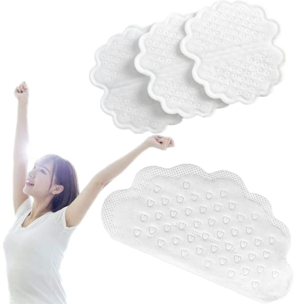 Underarm Sweat Pads 100pcs Ultra Thin Adhesive Armpit Sweat Guards for Clothing Protection