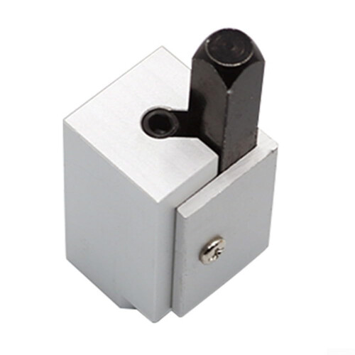 Woodworking Corner Chisel Spring Loaded SelfAligning 90 Mortise Cutter for Door Hinge Silver