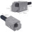 Woodworking Corner Chisel Spring Loaded SelfAligning 90 Mortise Cutter for Door Hinge Silver 2