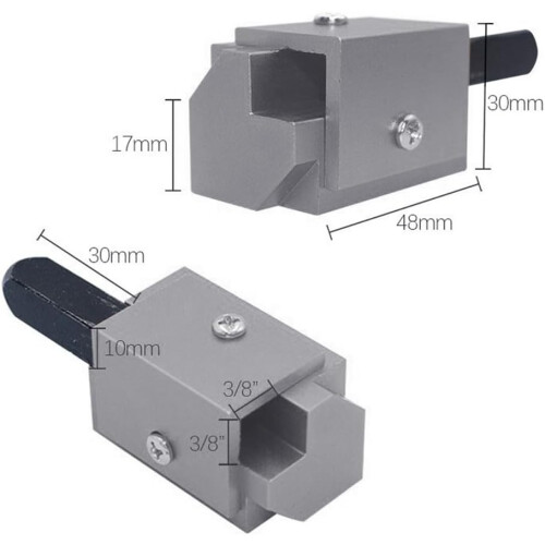 Woodworking Corner Chisel Spring Loaded SelfAligning 90 Mortise Cutter for Door Hinge Silver 1