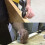 Woodworking Corner Chisel Spring Loaded SelfAligning 90 Mortise Cutter for Door Hinge Silver 3
