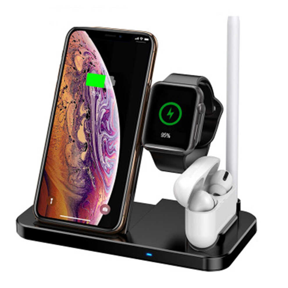Compact 3-In-1 Wireless Charger, Qi Magsafe Charging Capable, Foldable Design For On-The-Go Charging Needs 9176269835361