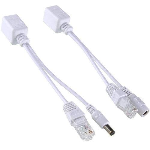 Compact Design for Access Points, Surge Protection Safeguards Network Camera, High Speed Cable Ensures Seamless Data Flow for Non-PoE Devices, Adaptab