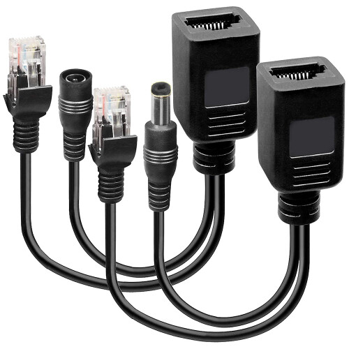 Compact Design for Access Points, Surge Protection Safeguards Network Camera, High Speed Cable Ensures Seamless Data Flow for Non-PoE Devices, Adaptab 1
