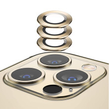 Dożywotnia osłona obiektywu aparatu iPhone 12Pro/Max, ze zintegrowaną listwą i łatwą instalacją - 3 szt.