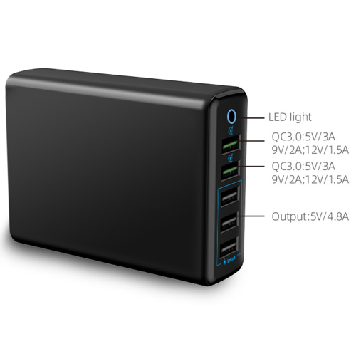Compact and Portable USB C Charging Hub, 180W Multiport Versatility for Universal Compatibility 1