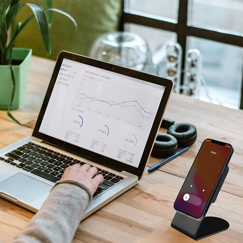 Ανθεκτική βάση από υλικό υπολογιστή για iPhone 12Pro Max, ρύθμιση γωνίας θέασης 270 μοιρών 1