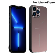 iPhone 15 Pro Max hoesje van aluminiumlegering, TPU-frame, doorschijnend ontwerp, MagSafe-compatibel, schokbestendige cover, luchtkussentechnologie,