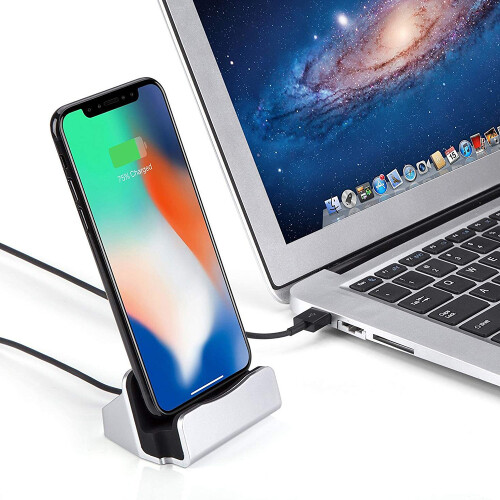 Βάση φόρτισης για τις συσκευές Apple σας με αντιολισθητικό κάθετο σχεδιασμό 2