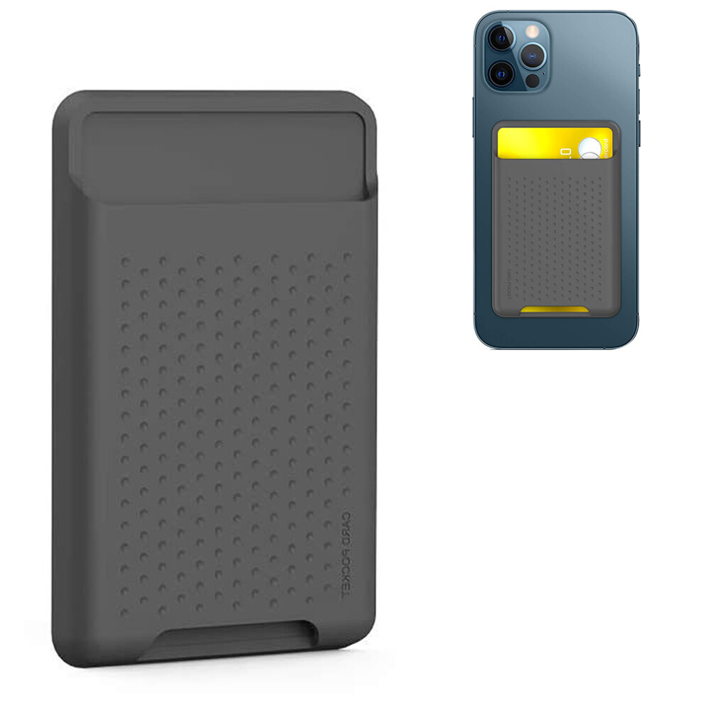 Secure Card Holder, Magnetic Wallet, Strong Magnet, Rfid Blocking, Compatible With Magsafe, For Iphone 12 Series, 1 Pcs, Precise Cutouts 9012494333800
