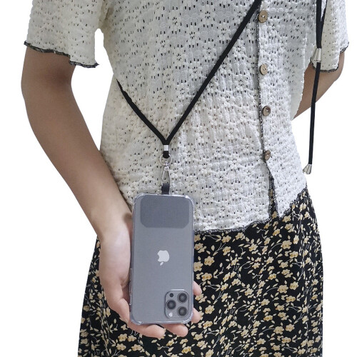 Cordão antifurto para celular, alça transversal universal, confortável e ajustável para qualquer celular. 2
