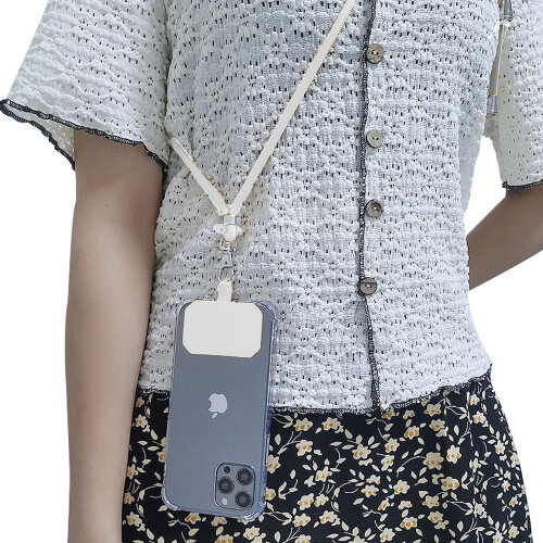 Cordão antifurto para celular, alça transversal universal, confortável e ajustável para qualquer celular. 2