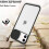 Capa resistente a impactos e compatível com MagSafe para iPhone 11 Pro, 12 Pro e 12 Pro Max. Privacidade para a câmera, bordas elevadas e 5