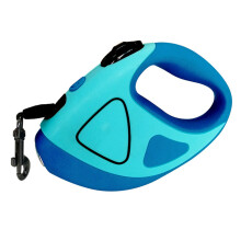 Retractable Dog Leash, Integrated Led Flashlight for Safe Night Walks, Durable Nylon Tape for Dogs up to 66lbs, Ergonomic Design, Anti-Slip Handle, Qu