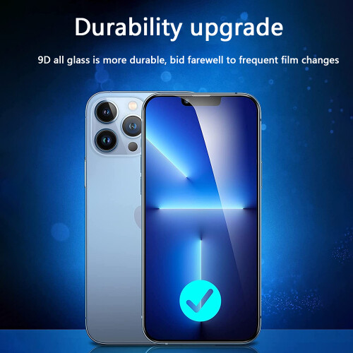 Προστατευτικό οθόνης για Iphone13Pro Max, υψηλής ποιότητας σκληρυμένο γυαλί με κάλυψη 2