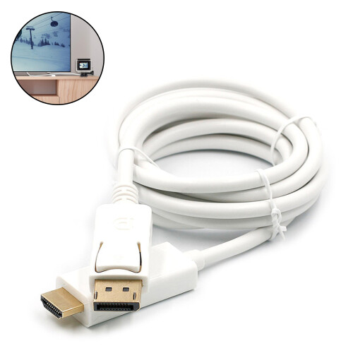 Καλώδιο Mini DisplayPort σε DisplayPort, απίστευτη απόδοση που εξασφαλίζει μετάδοση ήχου και 1