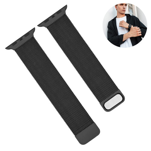 Άνετο λουράκι Milanese, μαγνητικά λουράκια iWatch με ισχυρούς μαγνήτες που προσφέρουν 1