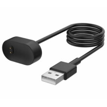 Ersättningsladdkabel för Fitbit Inspire HR, USB-laddningskabel med säker och snabb laddning, bärbar och bekväm för resor och hemmabruk, svart