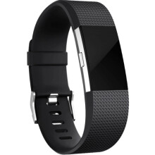 Tilpassbare klassiske remmer, rutete svarte justerbare stropper for Fitbit Charge2, personlig stil, komfortabel for trening, svette, søvn, sikker