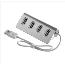 Hochgeschwindigkeits-USB-3.0-Hub, Aluminium-Unibody-Multi-USB-Port-Expander mit Hot-Swap-Funktion, ergonomisches Design für verbesserte Stabilität