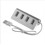 Υψηλής ταχύτητας USB3.0 Hub, Επέκταση πολλαπλών θυρών USB από αλουμίνιο Unibody με 1