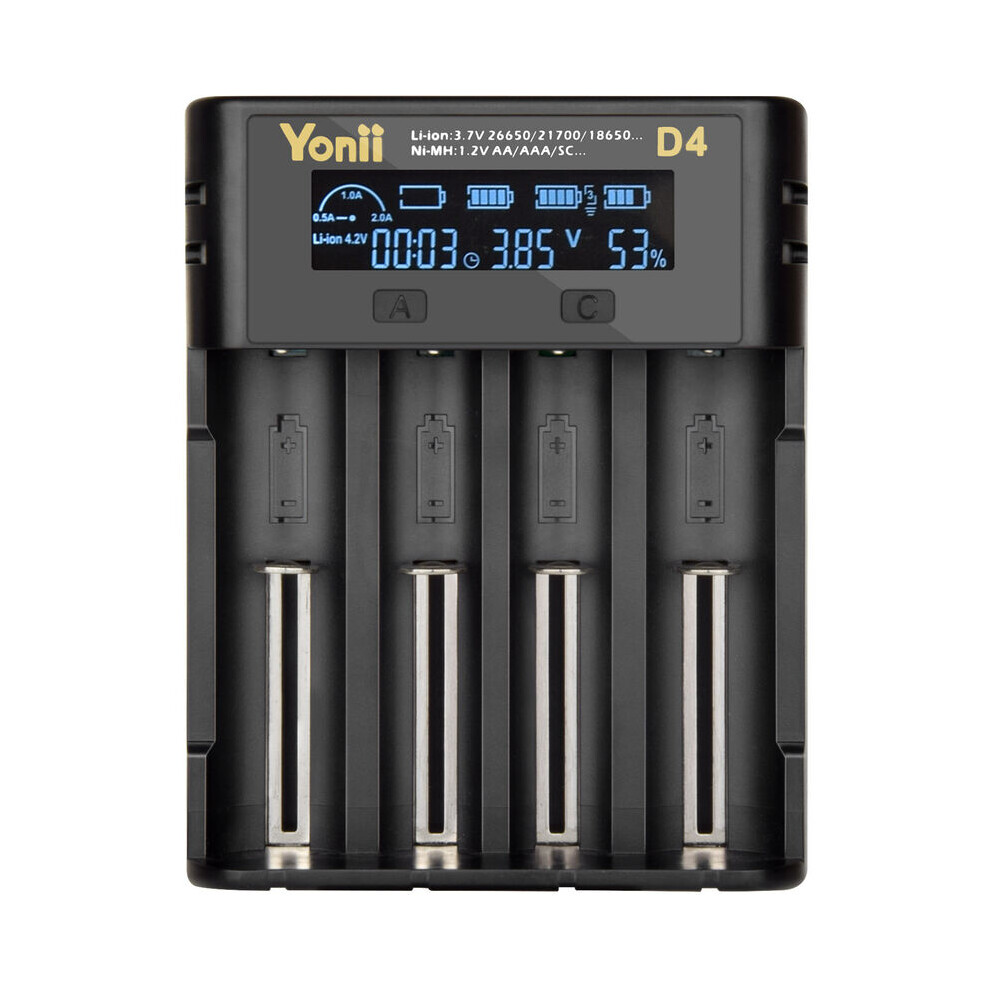 Efficient 18650 Battery Charger, Fast Charging With Intelligent Circuits For Safe And Rapid Power 9176269838799