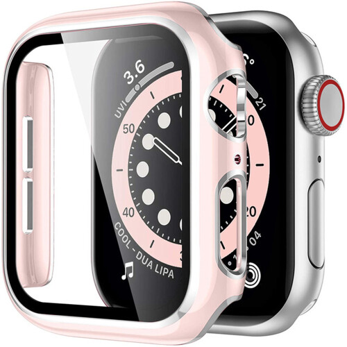 Ultra-Thin Tempered Glass Screen Protector For Smartwatch, Durable Hard Pc Bumper Scratch Resistant Full Protective Cover, High Touch Sensitivity Easy
