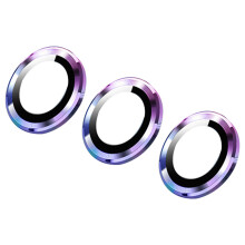 Delicate Precise Patterns Camera Lens Protector For Iphone 13 Pro, Aviation Aluminum Metal Ring, 9H Tempered Glass, Custom Fit For Camera Lens, Indepe