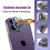 iPhone 13 Pro Max Camera Protector, Nano Electrostatic Adsorption, Ultra-Clear Viewing, Stronger Adsorption 5