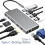 Σταθμός σύνδεσης USB-C 12 σε 1, υποστηρίζει USB C/A3.1 10Gbps, Ethernet 1000Mbps, προσαρμογέας οθόνης 1