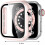 Ultra-Thin Tempered Glass Screen Protector For Smartwatch, Durable Hard Pc Bumper Scratch Resistant Full Protective Cover, High Touch Sensitivity Easy 2