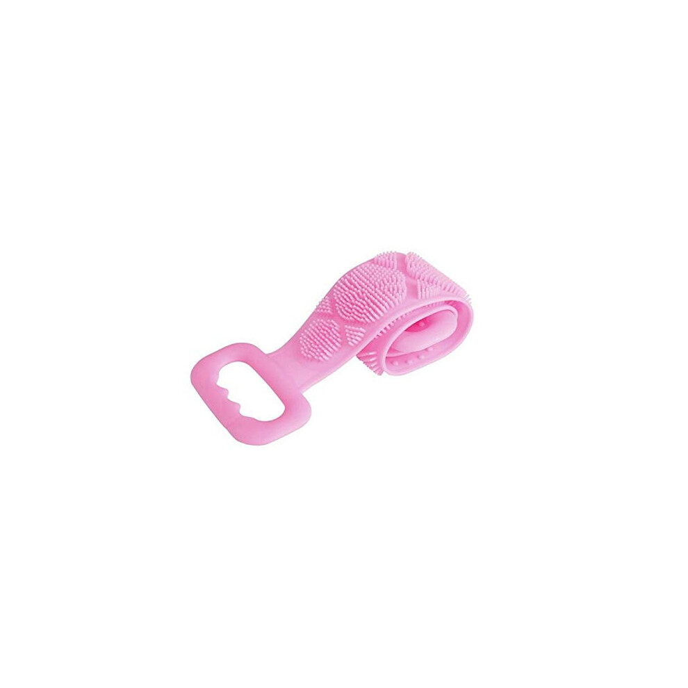Exfoliating Bath Brush with DualSided Silicone Scrubber for Deep Pore Cleansing and Back Washing