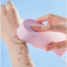 Exfoliating Bath Sponge with Gentle Skin Scrubber, Super Soft PVA Dead Skin Remover for Adults and Kids