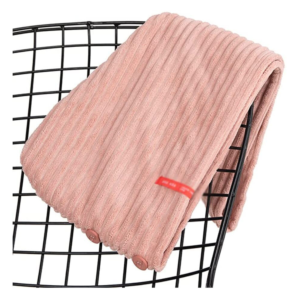 Shower Cap for Women Waterproof Satin Quick Dry Hair Towel Wrap Super Absorbent NonSlip Fit