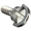 Long 1/4" D-Ring Screw Stainless Steel For Camera Tripod Quick Release Plate Silver 6