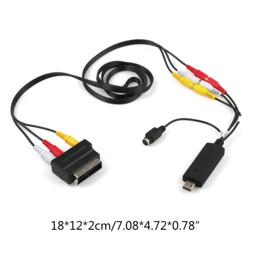 Kit de conversion USB 2.0 VHS vers DVD avec périphérique de capture audio et vidéo pour Windows 10 1