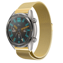 Milanese Loop-rem kompatibel med Huawei Watch GT/GT2 46mm/GT2e Guld
