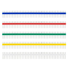 jixopn30ks40pinová odlamovací konektorová sada 2,54mm samčích pinů konektoru1x40jednořadý samčí konektor pro Arduino DIY Kit