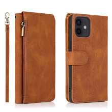 (Compatible avec le Samsung Galaxy S23 Plus) Coque de protection pour téléphone : Marron élégant