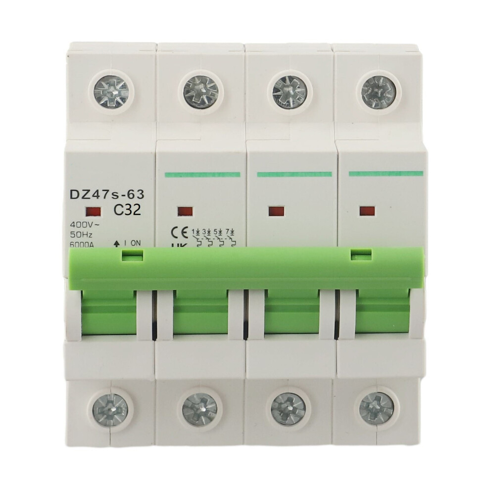 Mosiee 4P Circuit Breaker Ac400v Circuitbreaker Residual Current Breaker Air Switch 6Ka 9773935737884
