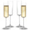 JoyJolt Claire Champagnergläser mit Stiel, 4er-Set 1