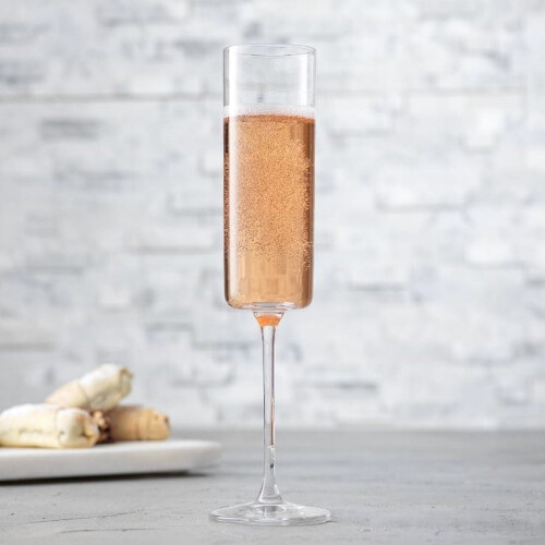 JoyJolt Claire Champagnergläser mit Stiel, 4er-Set 1