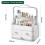 Large Capacity Cosmetic Storage Box Dustproof Desktop Drawer Beauty Makeup Organizer (White) 2