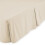 Bare Home Bed Skirt, Microfiber, Pleated, 15" Tailored Drop, Queen, Sand 3