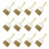 Conjunto de 12 pincéis WinysinChip Brush de 3 polegadas, em porcelana natural. 1