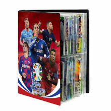 Álbum de figurinhas de futebol - Capa azul para álbum de coleção com 240 figurinhas.